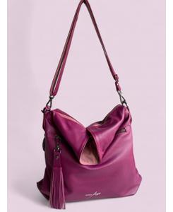 Áine Bag Burgundy dusk pink and touch of tangerine. Product thumbnail image